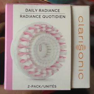 NIB Sealed Clarisonic Daily Radiance 2-pack Replacement Brush Head